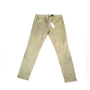 Brand new Adriano Goldschmied Kaki green Legging pants size 31.